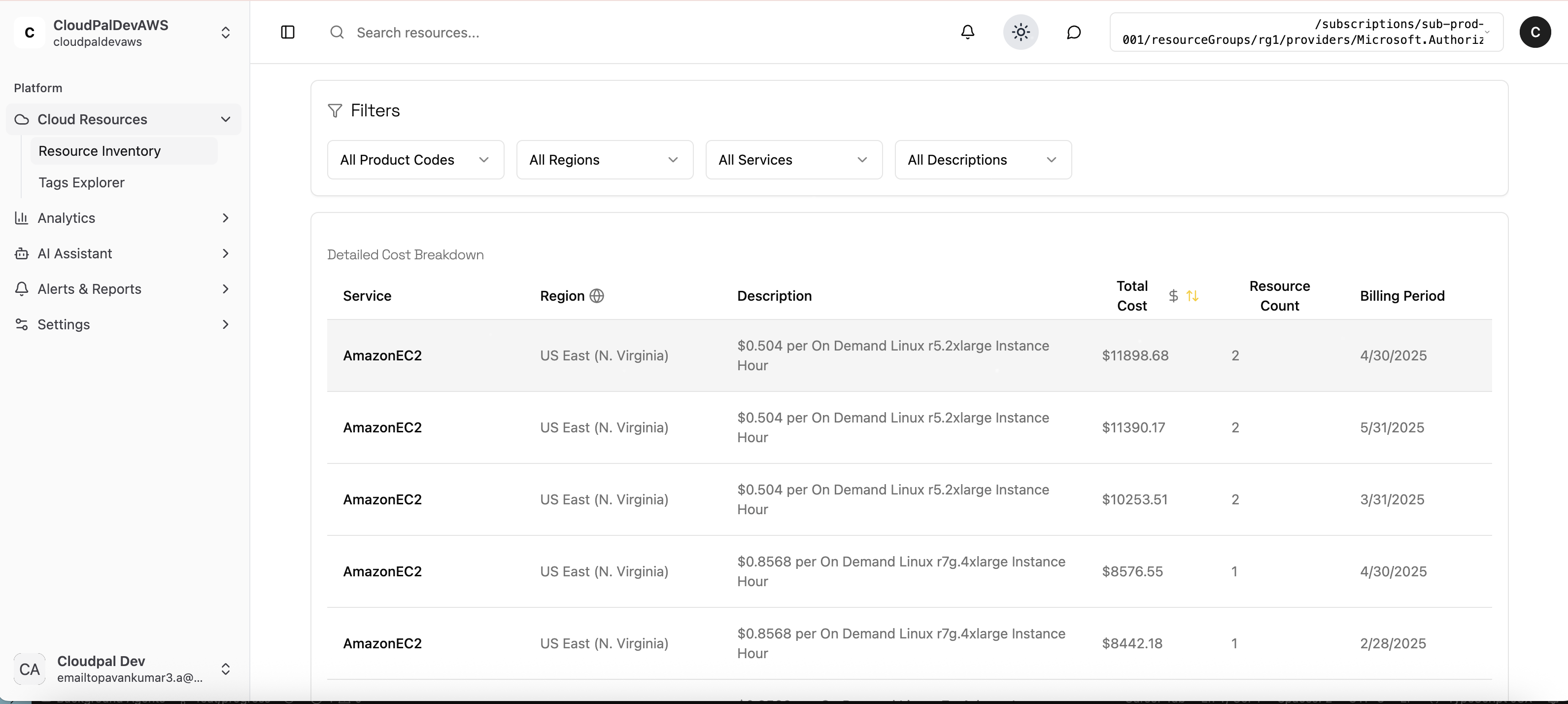 Cloud Inventory Management